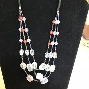 NEW gemstone necklace 19”